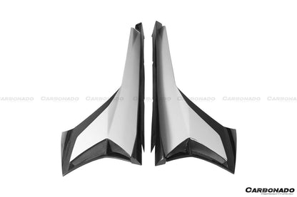 2011-2021 Lamborghini Aventador LP700 LP740 LP750 Coupe/Roadster SVJ Style Part Dry Carbon Fiber Side Skirts - Carbonado