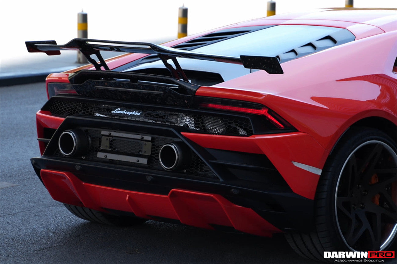 2019-2023 Lamborghini Huracan EVO OD Style Dry Carbon Trunk Spoiler Wing - DarwinPRO Aerodynamics