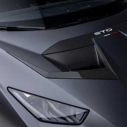 Huracan STO Aero Hood Ducts Carbon Fiber