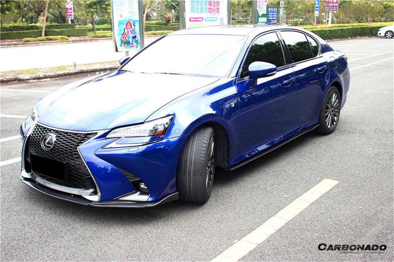 2015-2020 Lexus GS & GSF AM Style Carbon Fiber Side Skirts - Carbonado
