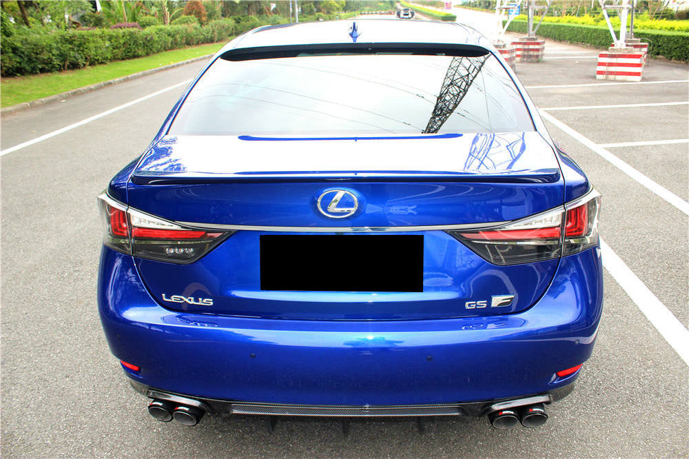 2015-2020 Lexus GS & GSF AM Style Carbon Fiber Roof Spoiler - Carbonado