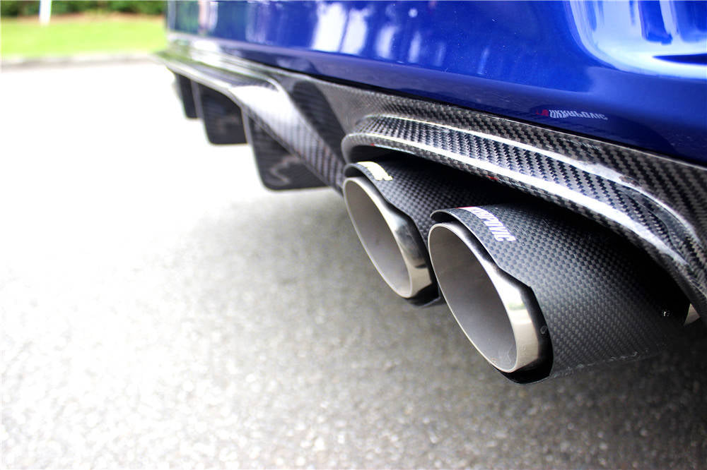 2015-2020 Lexus GS & GSF AM Style Carbon Fiber Rear Lip With exhaust tips