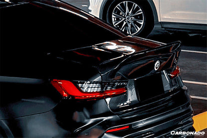 2021-UP BMW M3 G80 Sedan Only CS Style Dry Double Carbon Fiber Trunk - Carbonado