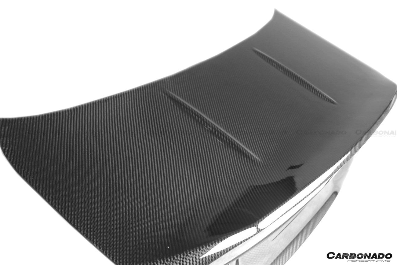 2021-UP BMW M3 G80 Sedan Only CS Style Dry Double Carbon Fiber Trunk - Carbonado