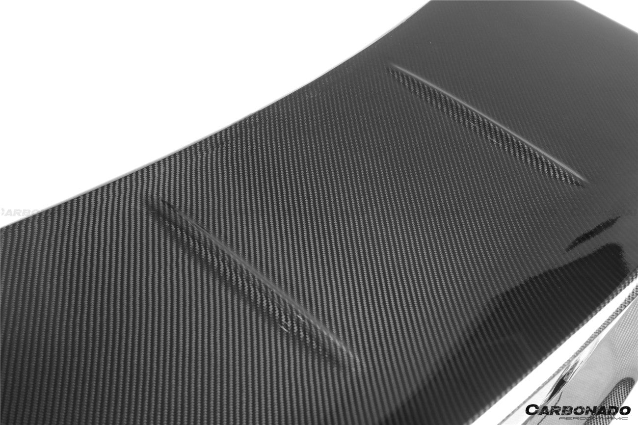 2021-UP BMW M3 G80 Sedan Only CS Style Dry Double Carbon Fiber Trunk - Carbonado