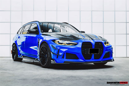 2021-UP BMW M3 G80 G81 BKSSII Style Front Bumper and Front Fender and Side Skirts - DarwinPRO Aerodynamics