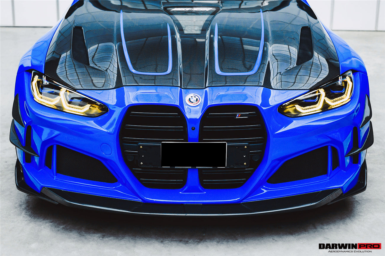 2021-UP BMW M3 G80 G81 BKSSII Style Front Bumper and Front Fender and Side Skirts - DarwinPRO Aerodynamics