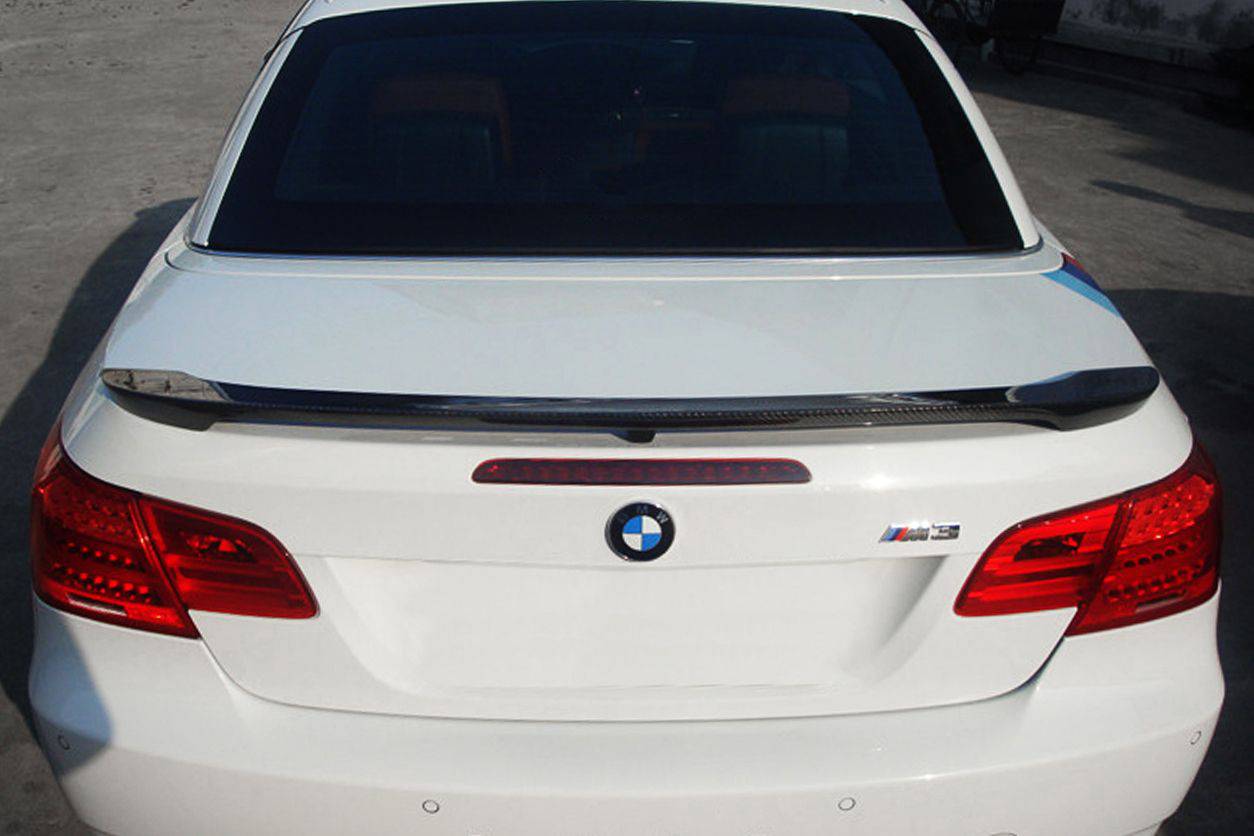 2008-2012 BMW 3 Series M3 E93 MP Style Carbon Fiber Trunk Spoiler - Carbonado