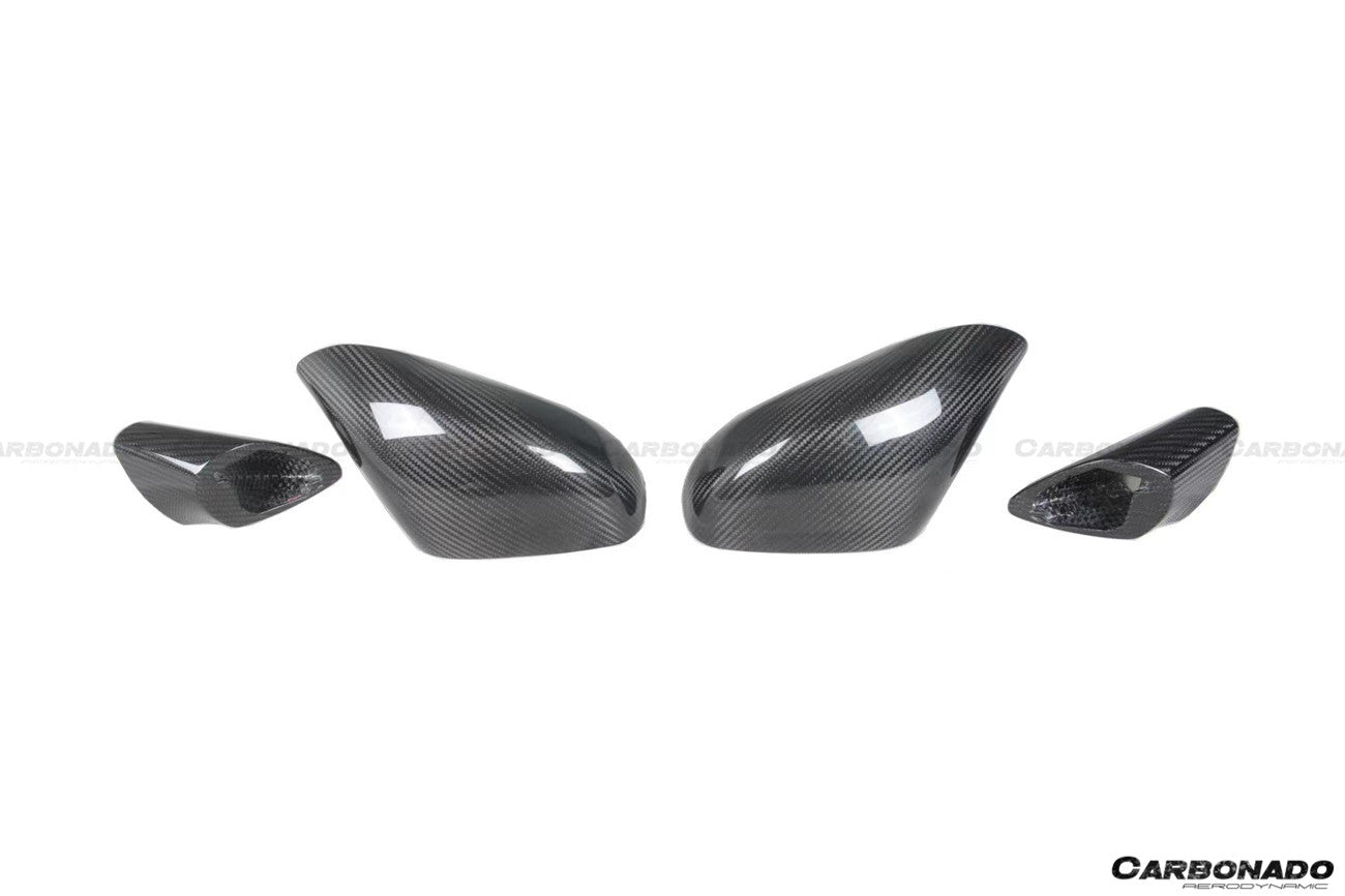 2020-UP Maserati MC20 Dry Carbon Fiber Mirror Housing - Carbonado