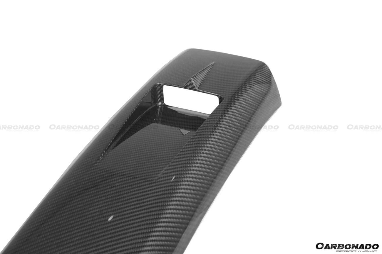 2020-UP Maserati MC20 SVD Style Dry Carbon Fiber Roof Scoop - Carbonado