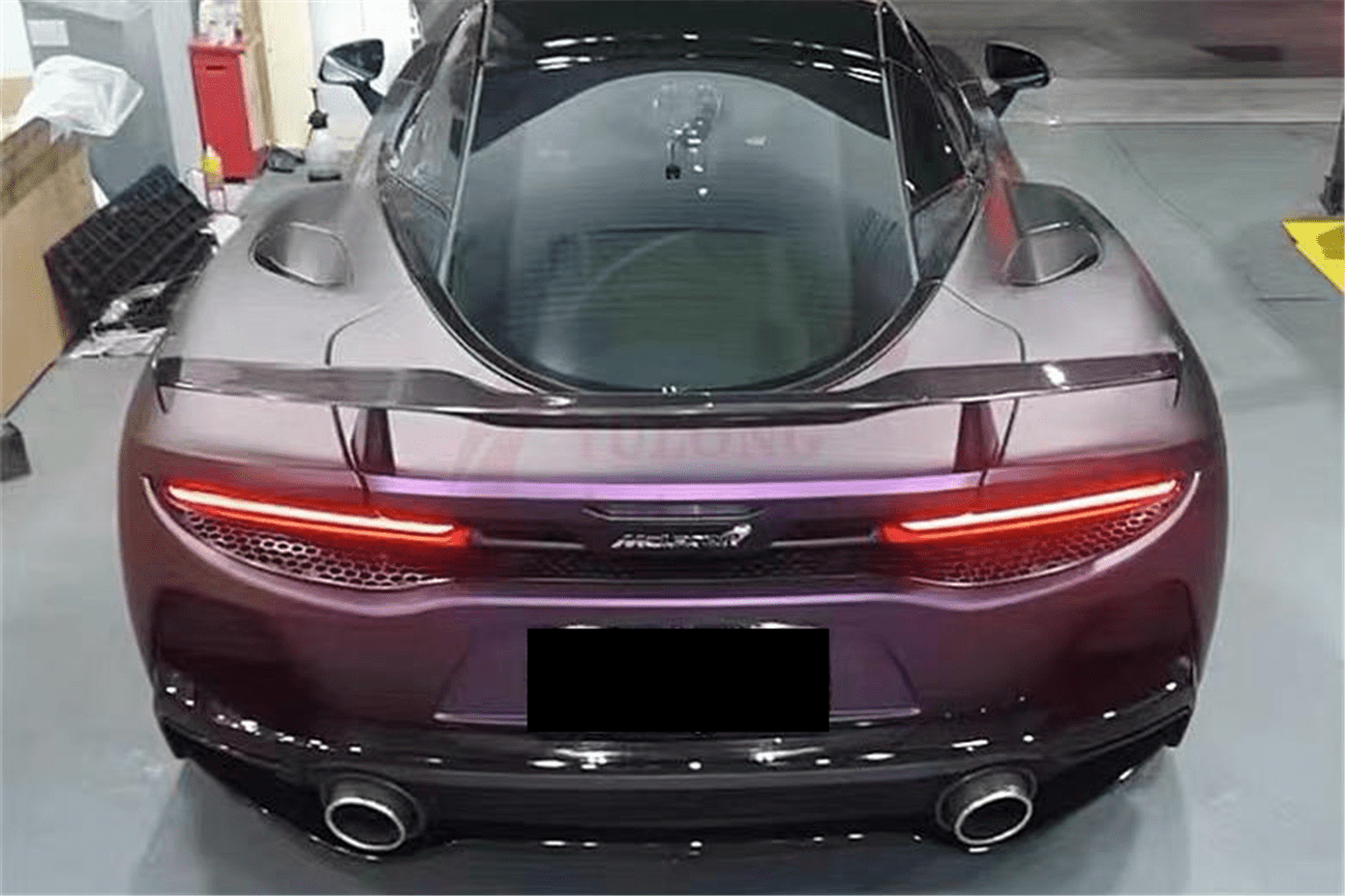 2020-2023 McLaren GT Only MS Style DRY Carbon Fiber Trunk Wing - Carbonado