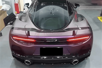 2020-2023 McLaren GT Only MS Style DRY Carbon Fiber Trunk Wing - Carbonado