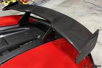 2015-2020 McLaren 540C & 570S & 570GT MS Style DRY Carbon Fiber Trunk Wing - Carbonado