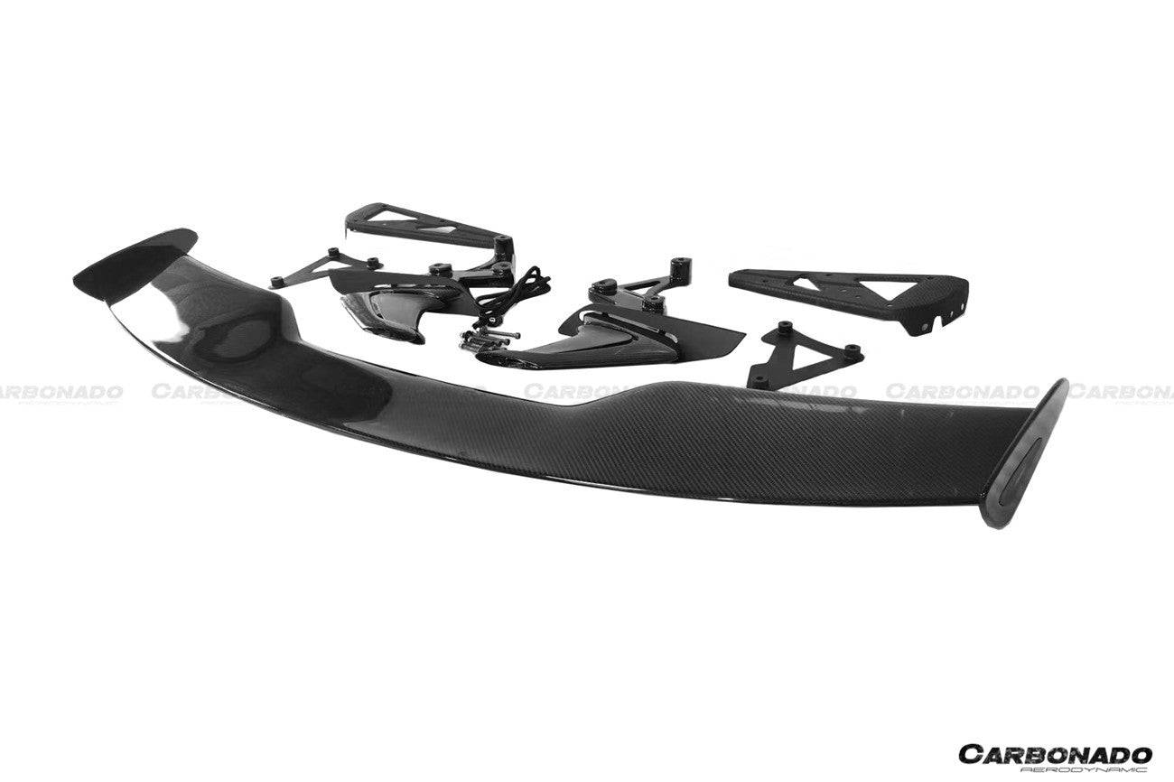 2015-2020 McLaren 540C 570S MS Style DRY Carbon Fiber Trunk Wing - Carbonado Aero