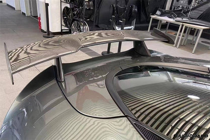 2020-2023 McLaren GT Only MS Style DRY Carbon Fiber Trunk Wing - Carbonado