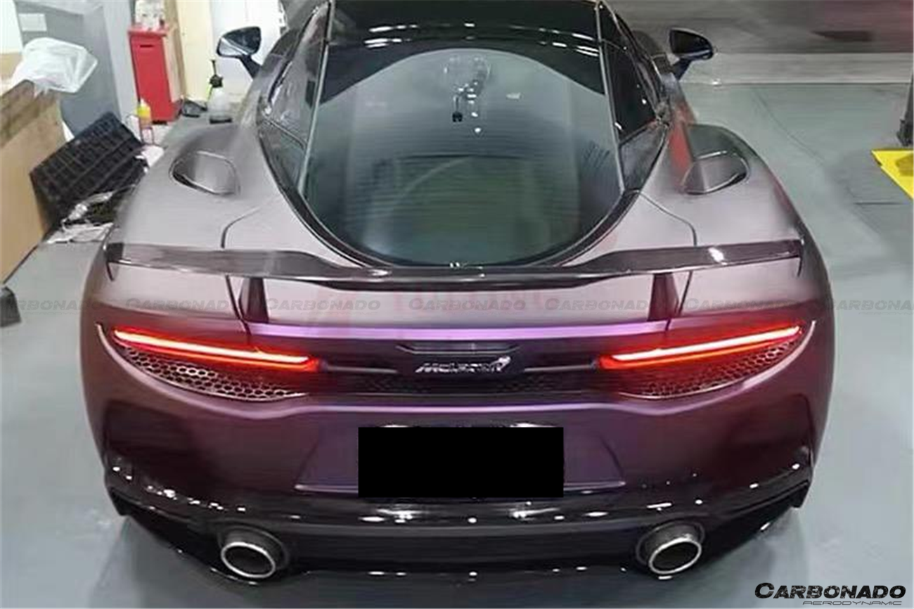 2020-2023 McLaren 570GT Only MS Style Dry Carbon Fiber Trunk Wing - Carbonado
