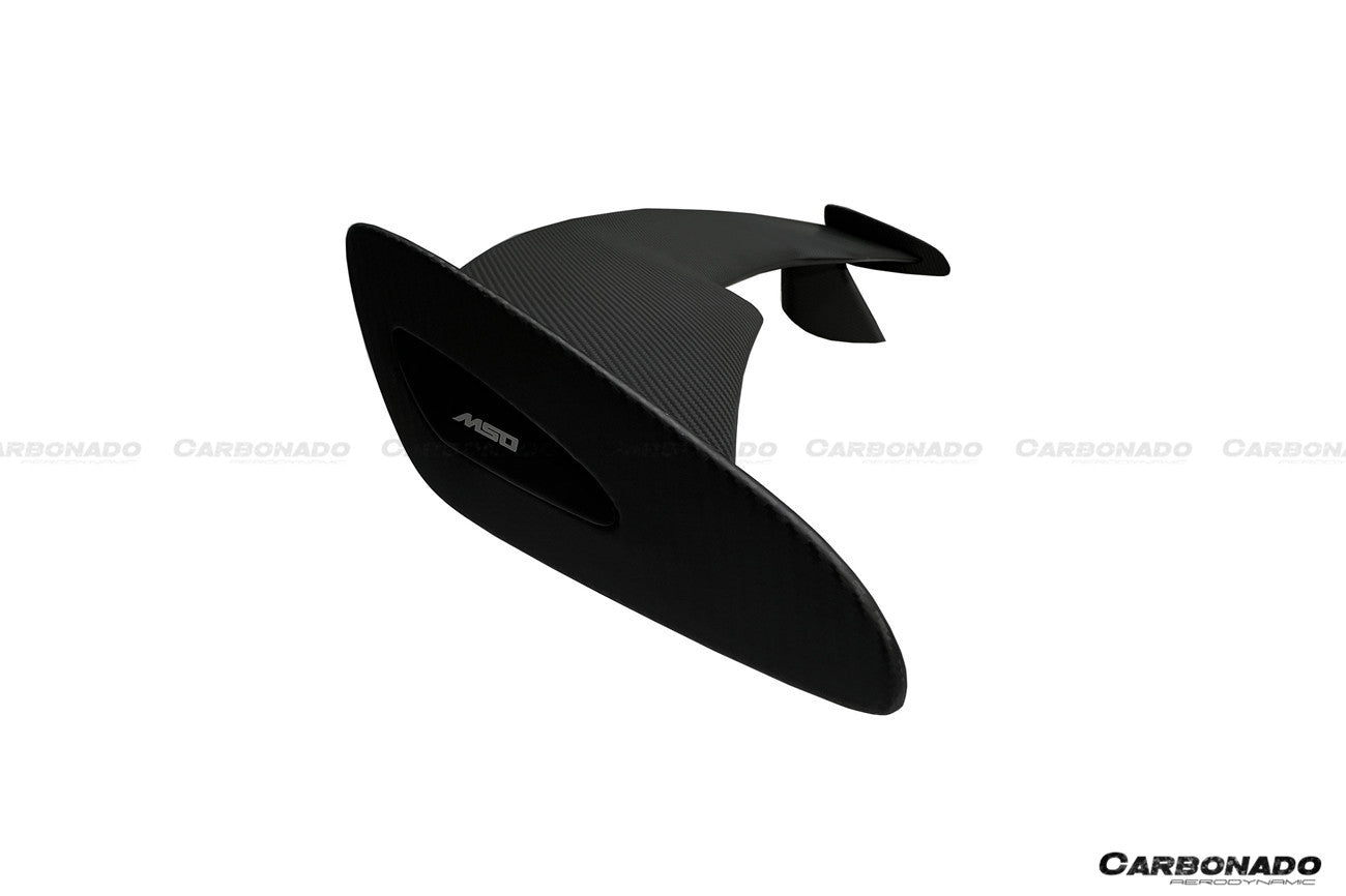 2020-2023 McLaren 570GT Only MS Style Dry Carbon Fiber Trunk Wing - Carbonado