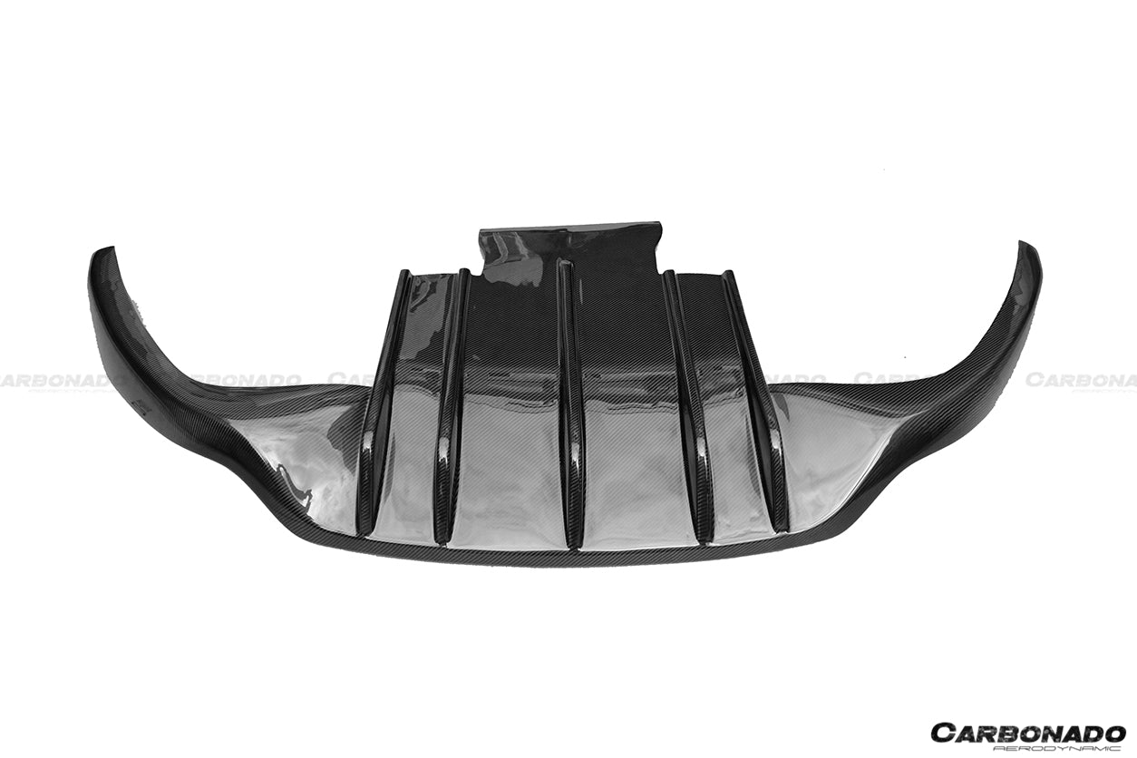 2008-2013 Maserati GranTurismo MC Style Carbon Fiber Rear Diffuser - Carbonado
