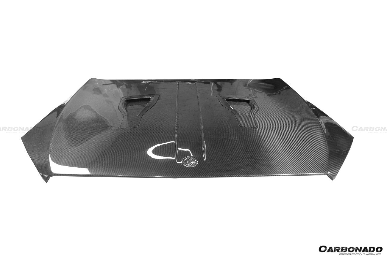 2017-2020 Mercedes Benz S63 W222 Sedan MSY Style Hood - Carbonado
