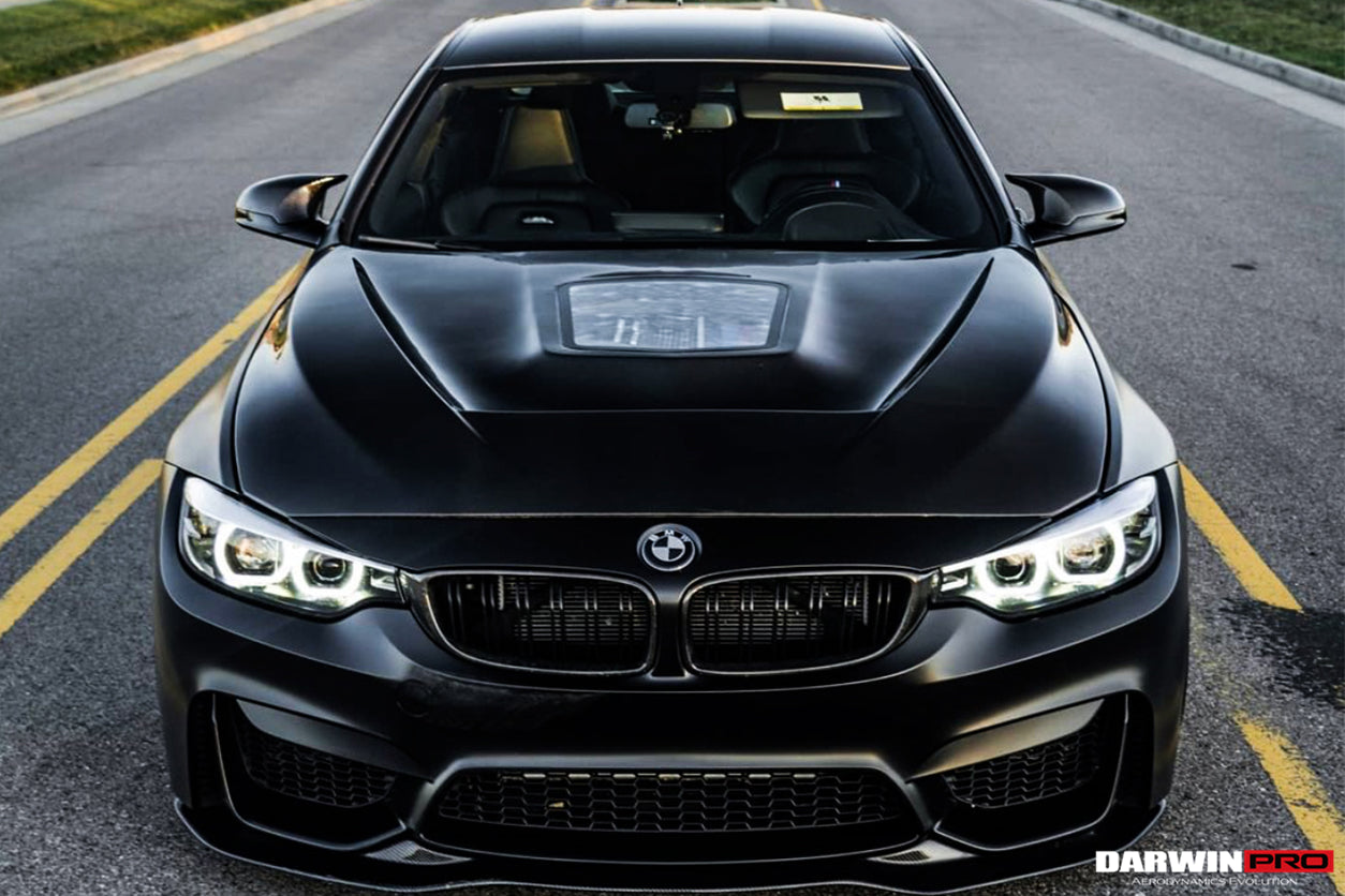 2014-2020 BMW M3/M4 IMP Performance Partial Carbon Fiber Hood - DarwinPRO Aerodynamics