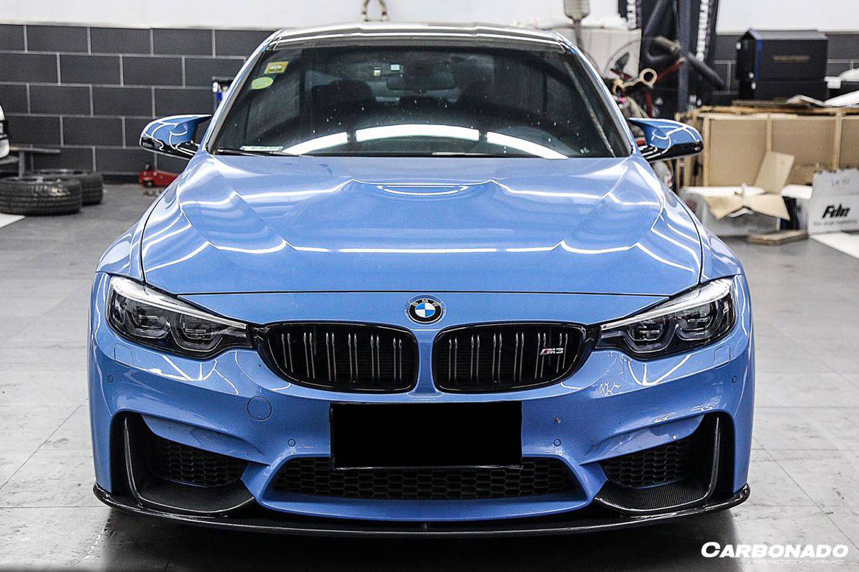 2014-2020 BMW M3 F80 M4 F82 MP Style Carbon Fiber Front Lip - Carbonado Aero