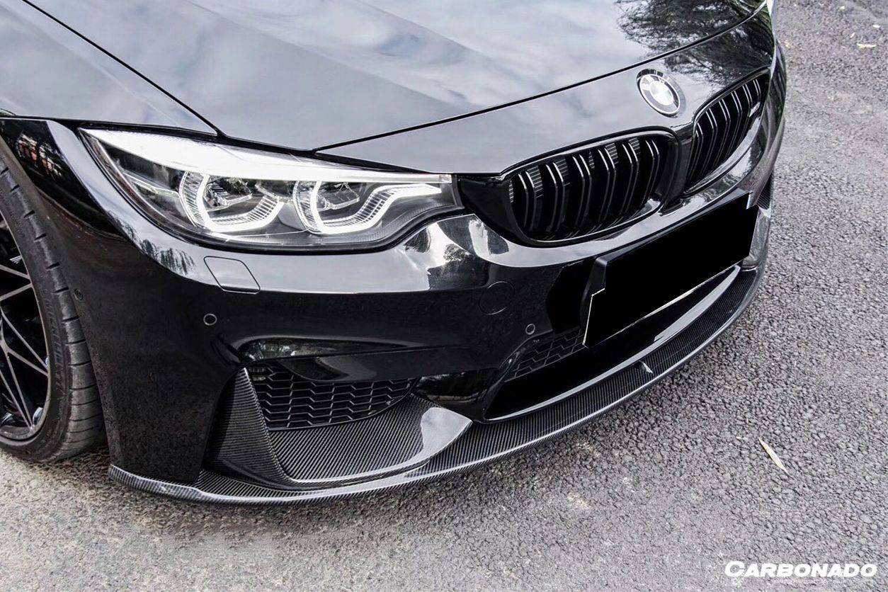 2014-2020 BMW M3 F80 M4 F82 MP Style Carbon Fiber Front Lip - Carbonado Aero