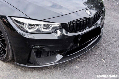 2014-2020 BMW M3 F80 M4 F82 MP Style Carbon Fiber Front Lip - Carbonado Aero