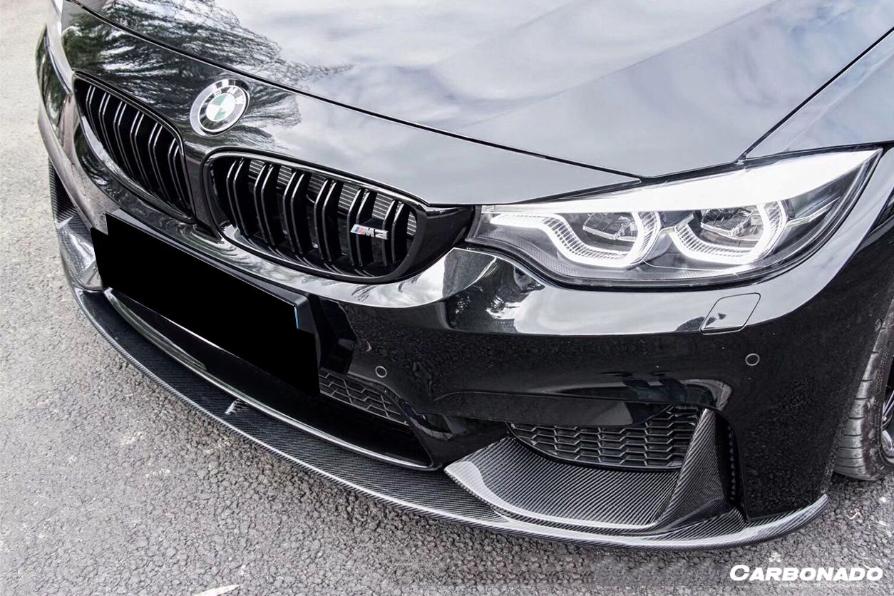2014-2020 BMW M3 F80 M4 F82 MP Style Carbon Fiber Front Lip - Carbonado Aero
