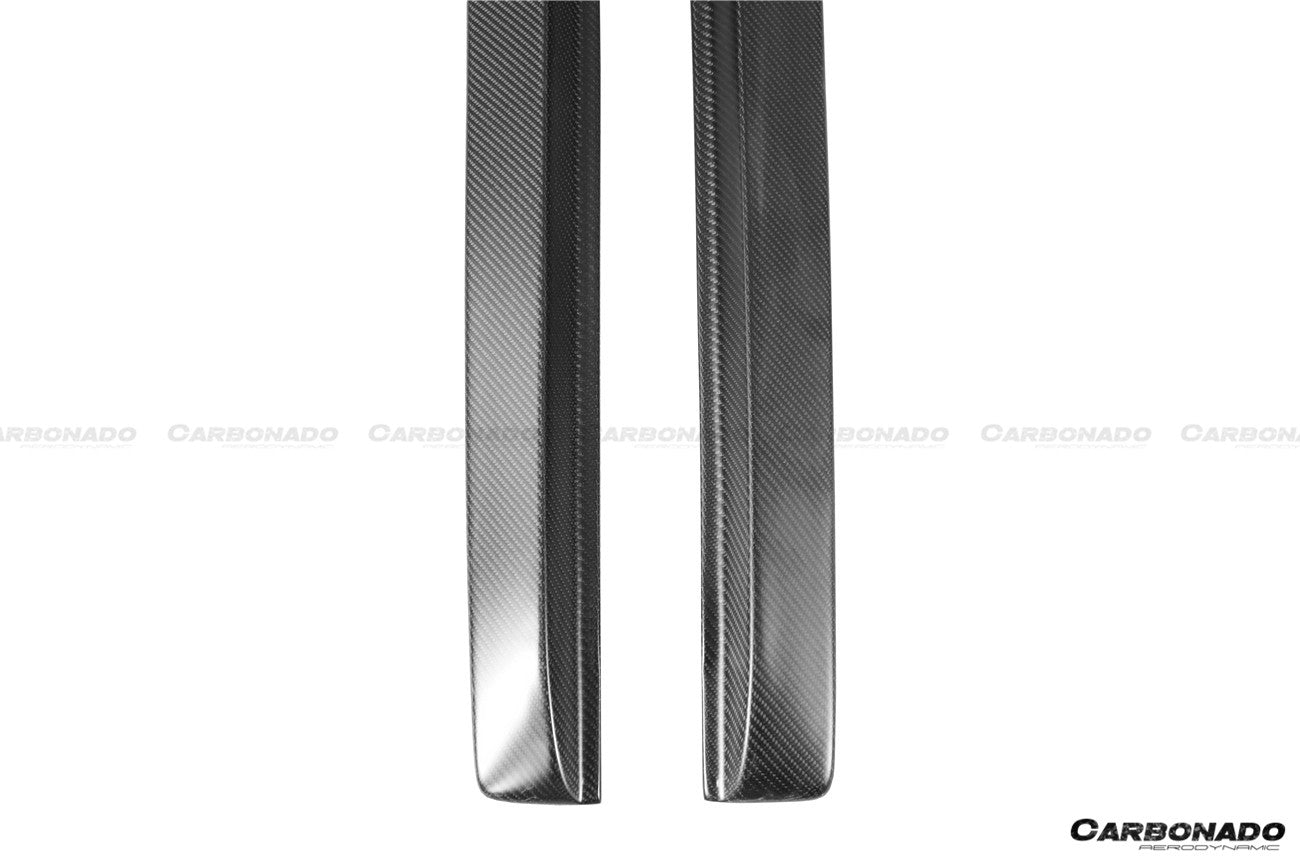 2015-2021 Mercedes Benz C-Class W205 Sedan PS Style Side Skirts - Carbonado