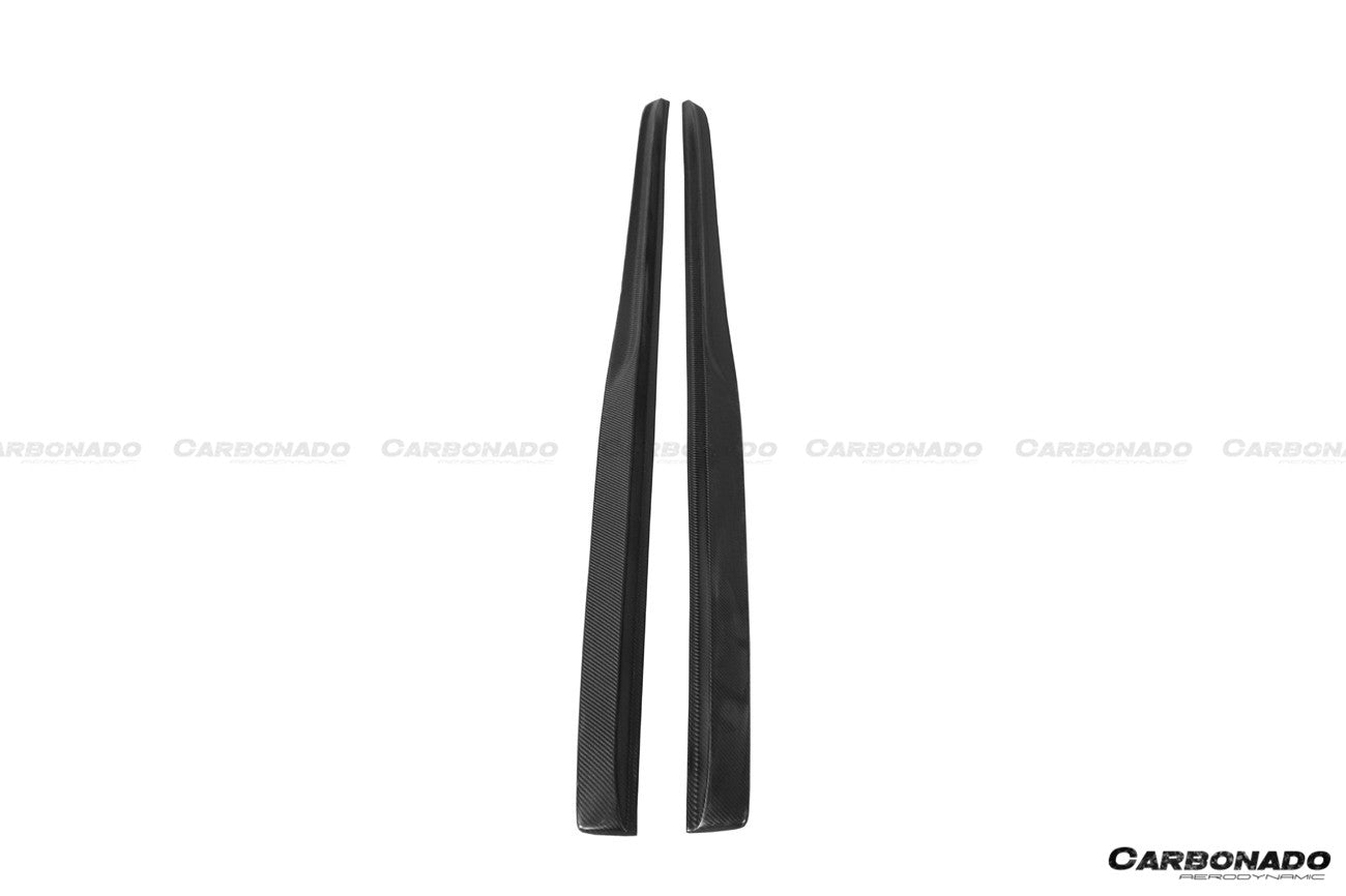 2015-2021 Mercedes Benz C-Class W205 Sedan PS Style Side Skirts - Carbonado