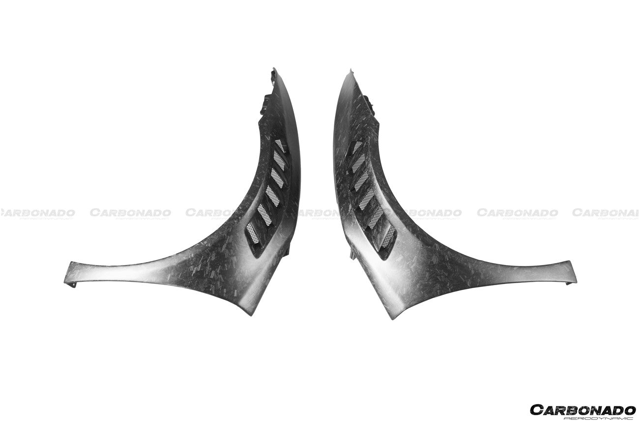 2015-2021 Lamborghini Huracan LP610/LP580/EVO VRS Style Front Fender - Carbonado
