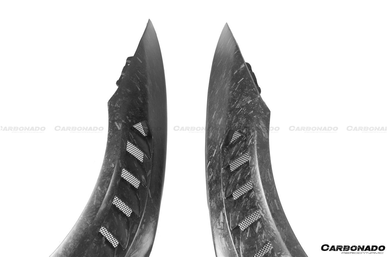 2015-2021 Lamborghini Huracan LP610/LP580/EVO VRS Style Front Fender - Carbonado