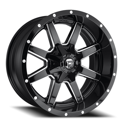 Fuel Off-Road Maverick D610 18x9 +19 6x120/6x139.7mm 78.1mm Gloss Black Milled