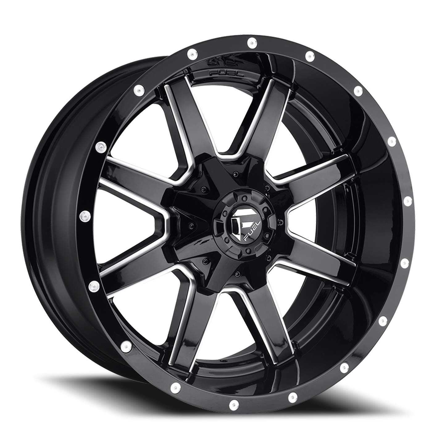 Fuel Off-Road Maverick D610 18x9 +20 8x170mm 125.1mm Gloss Black Milled