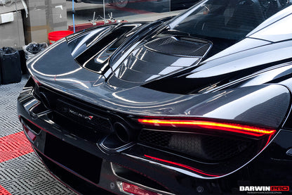 2017-2020 McLaren 720s Dry Carbon Fiber Engine Hood Replacement - DarwinPRO Aerodynamics