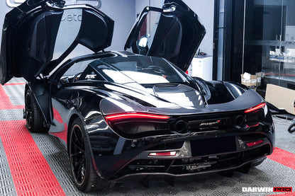 2017-2022 McLaren 720s Coupe Carbon Fiber Engine Cover Replacement - DarwinPRO Aerodynamics