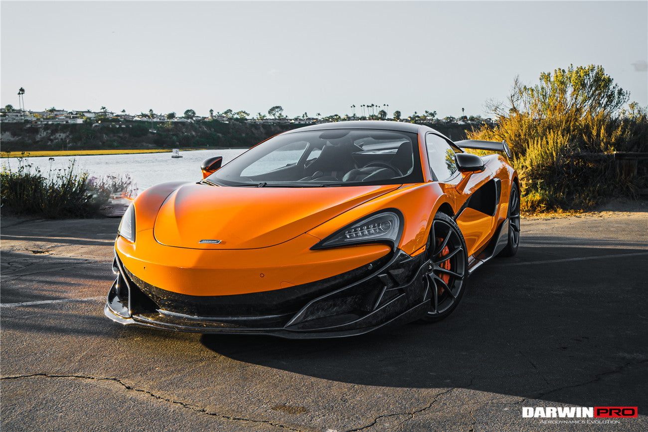 2015-2021 McLaren 600lt 540C 570S BKSS Style Carbon Fiber Front Lip - DarwinPRO Aerodynamics