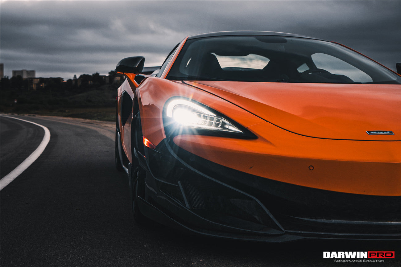 2015-2021 McLaren 600lt 540C 570S BKSS Style Carbon Fiber Front Lip - DarwinPRO Aerodynamics