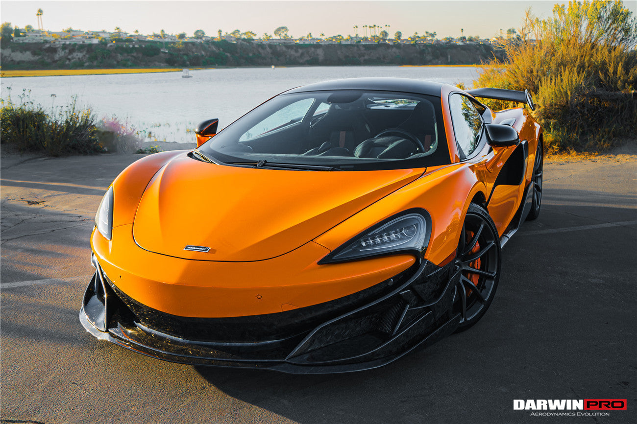 2015-2021 McLaren 600lt 540C 570S BKSS Style Carbon Fiber Front Lip - DarwinPRO Aerodynamics