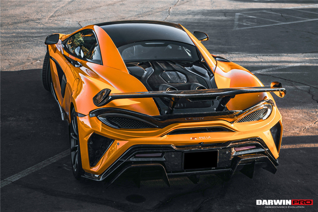 2018-2021 McLaren 600lt BKSS Style Carbon Fiber Trunk Spoiler - DarwinPRO Aerodynamics