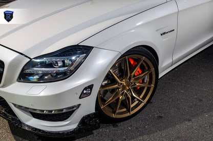 20" Rohana RFX13 Brushed Bronze 5x120 ( Staggered Setup ) ( Set of 4 )