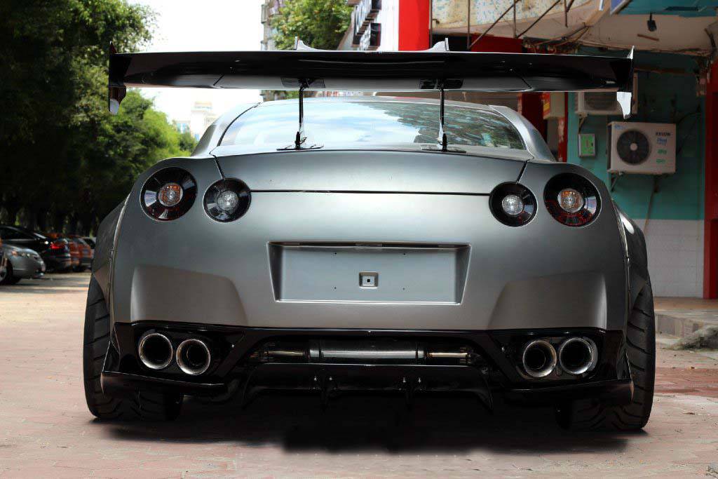 2008-2022 Nissan GTR R35 CBA & DBA & EBA DE Style Rear Diffuser - Carbonado
