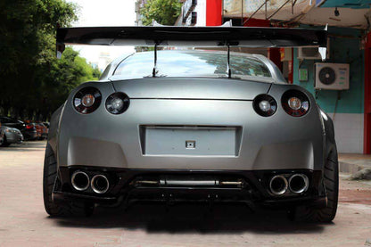 2008-2022 Nissan GTR R35 CBA & DBA & EBA DE Style Rear Diffuser - Carbonado