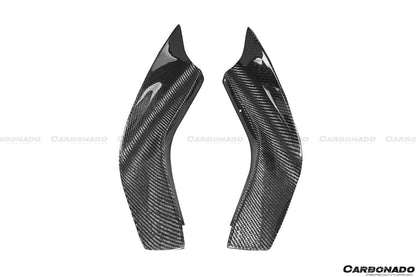 2012-2016 Nissan GTR R35 DBA Mines Style Carbon Fiber Front Canards - Carbonado