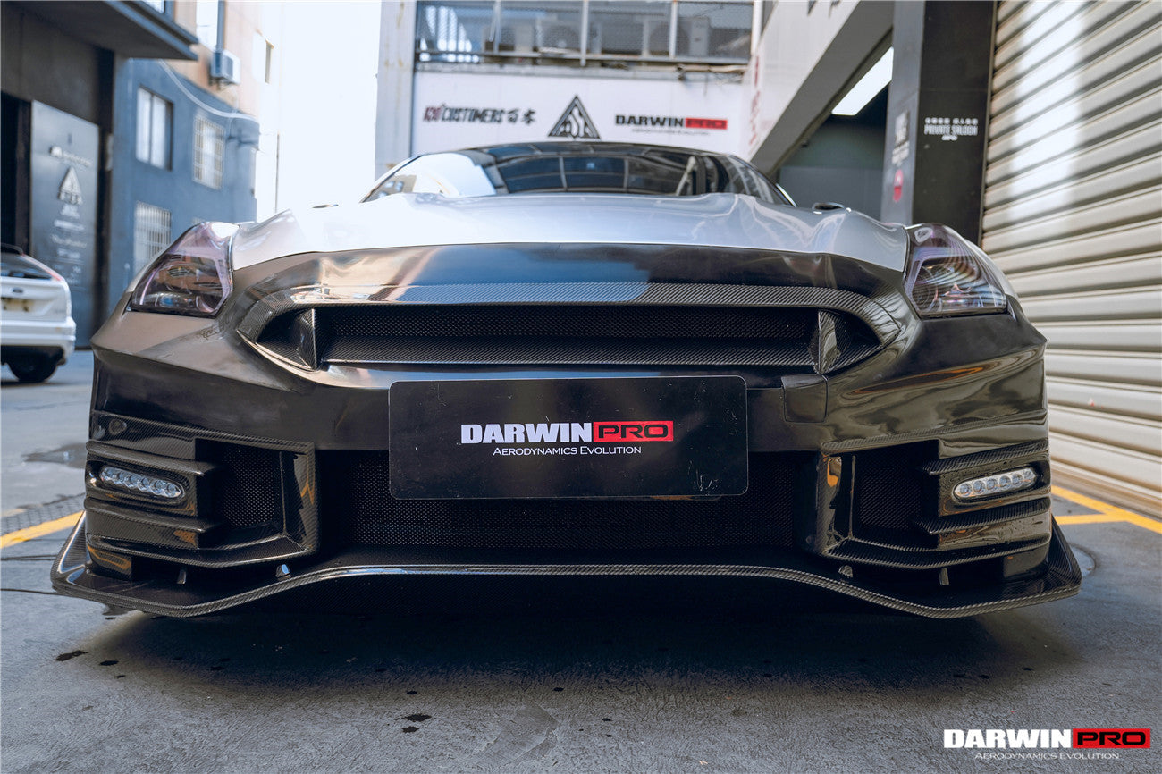 2008-2023 Nissan GTR R35 CBA DBA EBA 2024-Nismo Style Part Carbon Fiber Front Bumper - DarwinPRO Aerodynamics