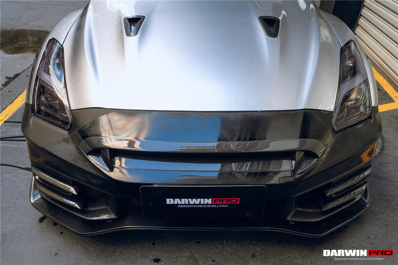 2008-2023 Nissan GTR R35 CBA DBA EBA 2024-Nismo Style Part Carbon Fiber Front Bumper - DarwinPRO Aerodynamics