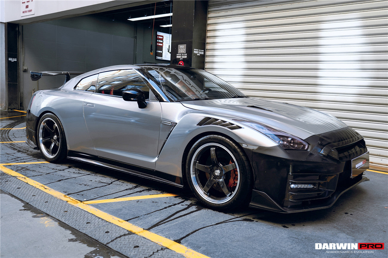 2008-2023 Nissan GTR R35 CBA DBA EBA 2024-Nismo Style Part Carbon Fiber Front Bumper - DarwinPRO Aerodynamics