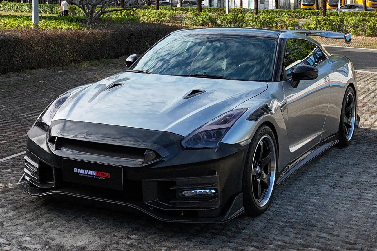 2008-2023 Nissan GTR R35 CBA DBA EBA 2024-Nismo Style Part Carbon Fiber Front Bumper - DarwinPRO Aerodynamics