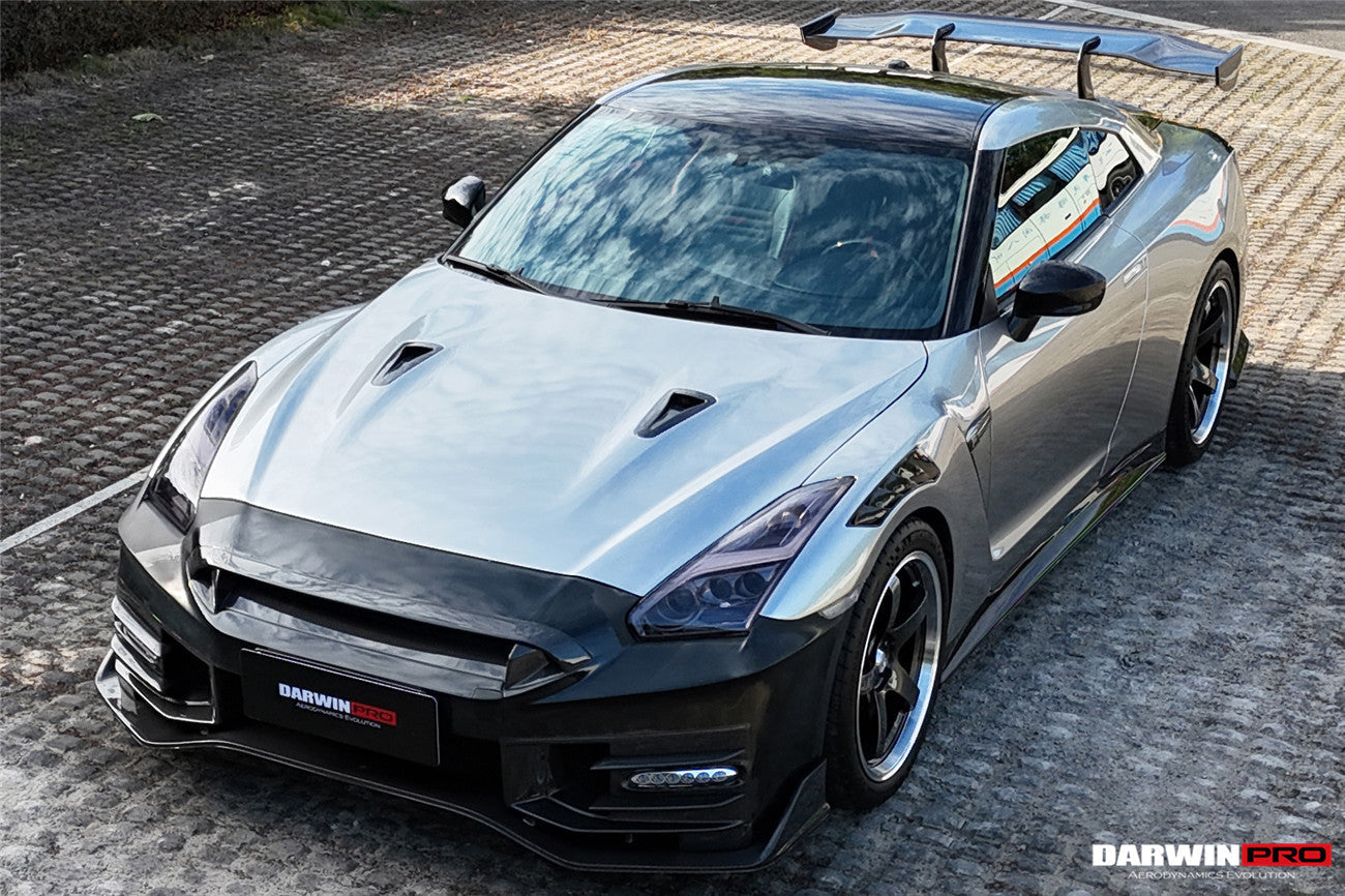 2008-2023 Nissan GTR R35 CBA DBA EBA 2024-Nismo Style Part Carbon Fiber Front Bumper - DarwinPRO Aerodynamics
