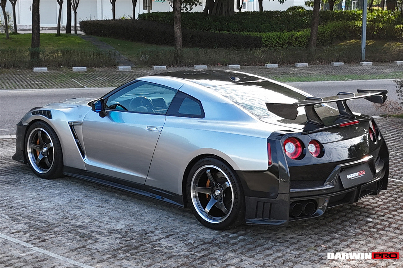 2008-2023 Nissan GTR R35 CBA DBA EBA 2024-Nismo Style Carbon Fiber Side Skirts - DarwinPRO Aerodynamics
